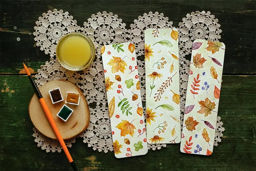 DIY Weihnachtsgeschenk - Lesezeichen gestalten