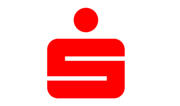 Logo der Sparkasse. Rotes Sparkassen S auf weißem Hintergrund.